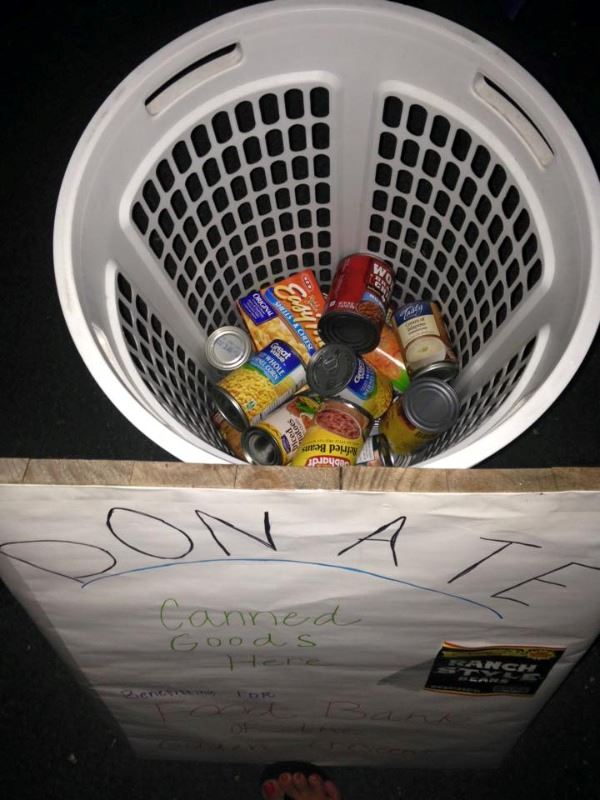 NNO 2015 - 100 Ivanhoe - Canned Food Donations for FBGC 1