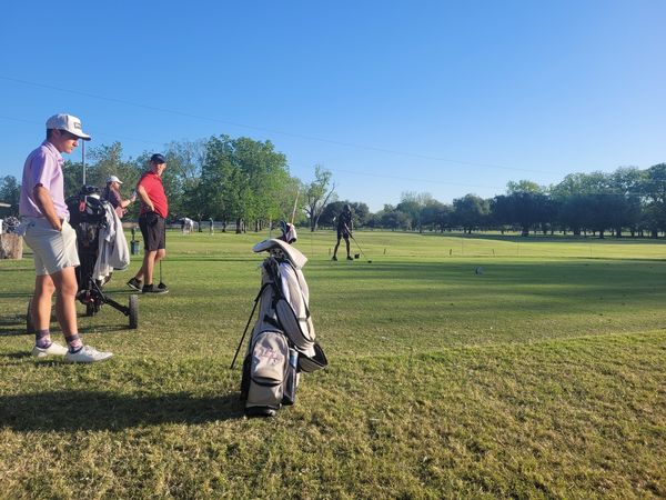Golf players at Riverside Golf Course