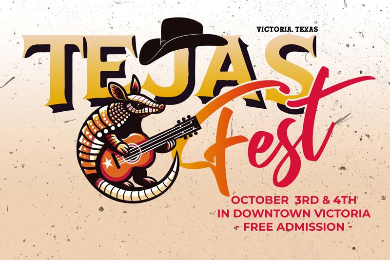 Tejas Fest. October 3rd and 4th in downtown Victoria. Free admission.
