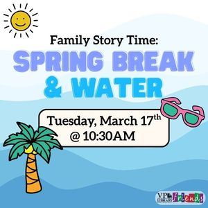 Family Storytime, March 19th at 10:30am, Victoria Public Library 