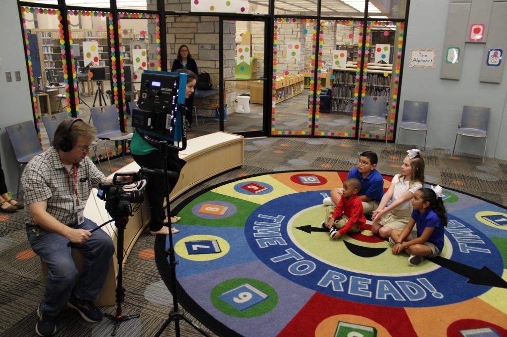 Behind the scenes of filming Census kids PSA